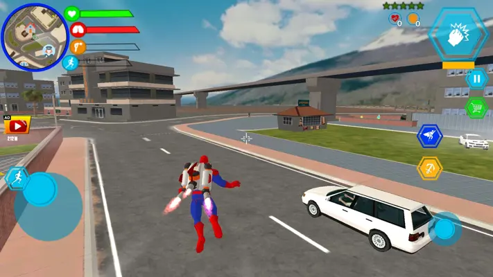 Spider Rope Hero Man android App screenshot 0