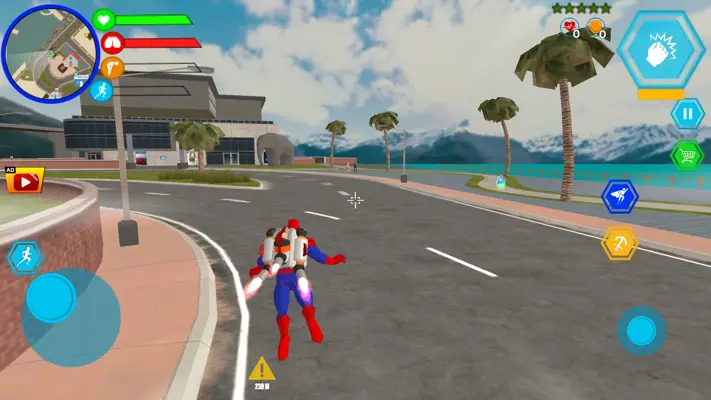 Spider Rope Hero Man android App screenshot 1