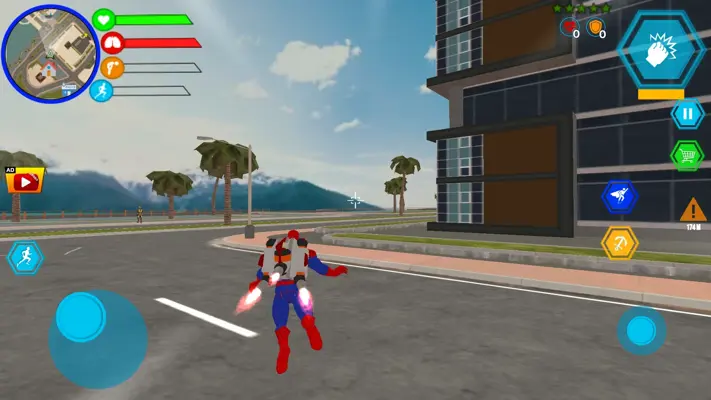 Spider Rope Hero Man android App screenshot 2